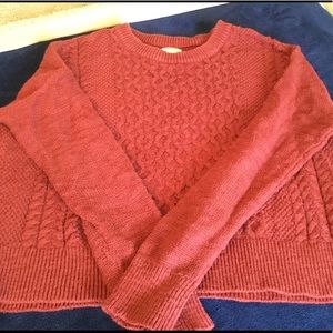 Mossimo burgundy sweater